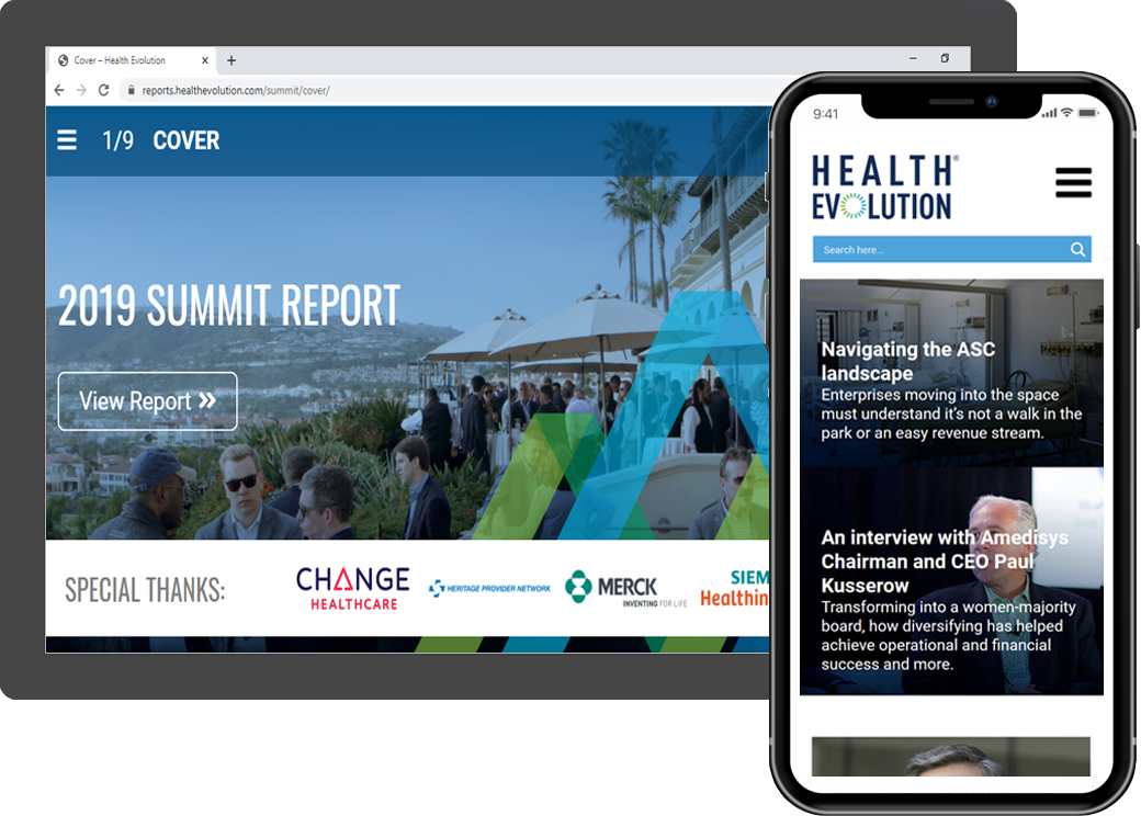 Health Evolution website